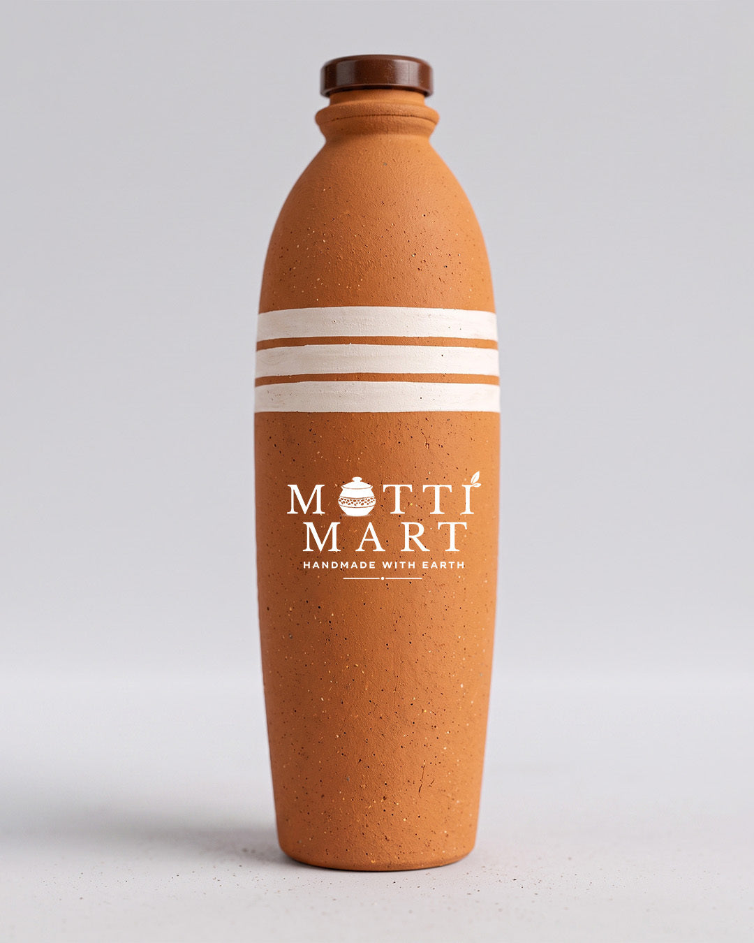 Handcrafted Clay Water Bottle 600ml