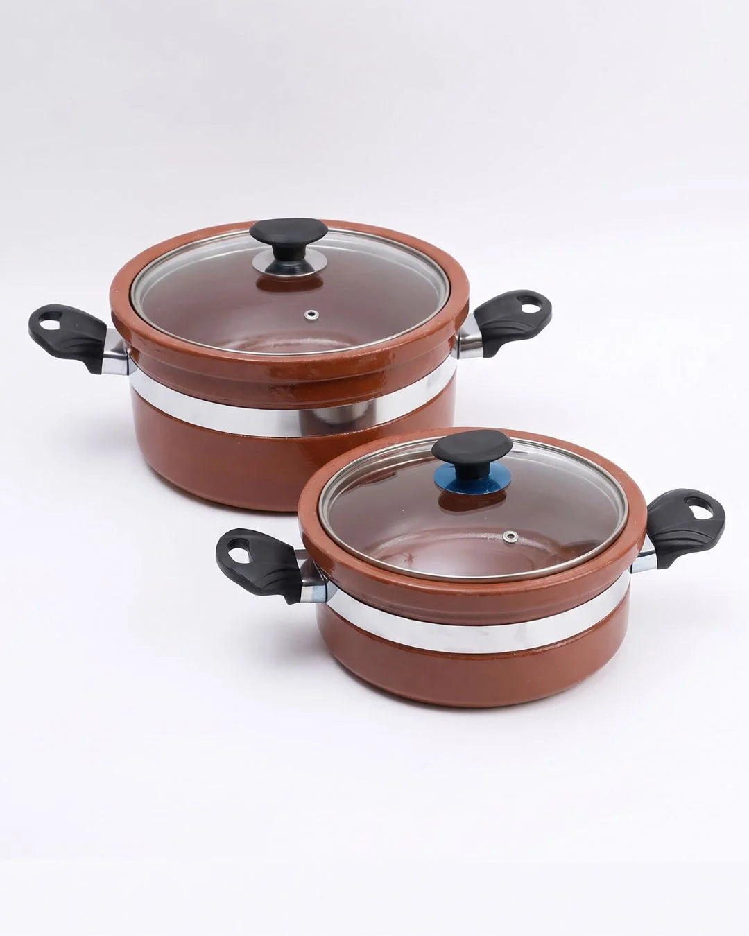 Terracotta Clay Handi And Karahi Combo Set